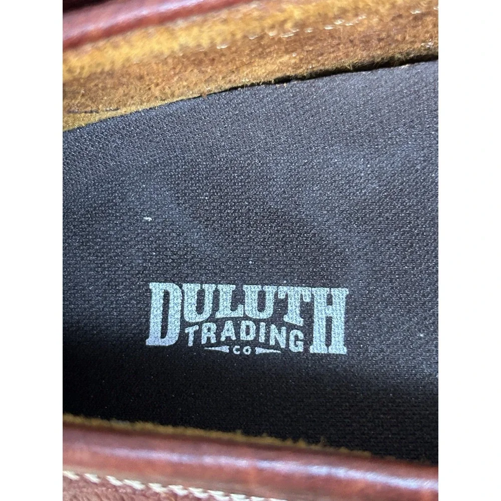 Duluth Trading Company Men's Pebbled Bison Leather Driving Moccasins  Size 13W